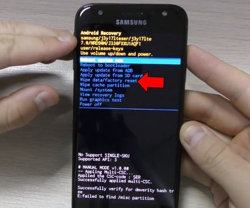 Полный Сброс Samsung Galaxy S8