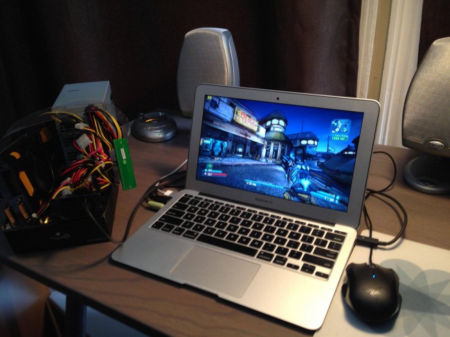 Enthusiast was able to connect to the MacBook Air graphics card NVIDIA